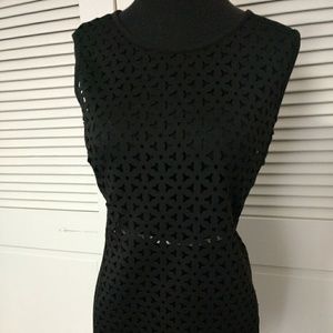 Black cut-out tunic